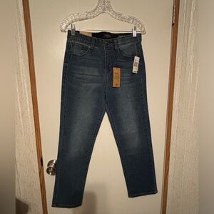 Women's Straight Leg Jeans - Blue